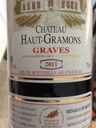 Vin Rouge Graves Chateau Haut Gramons Rdf - 75Cl