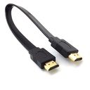 CÂBLE HDMI 1.5 MÈTRE PLAT - Noir