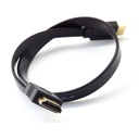 CÂBLE HDMI 1.5 MÈTRE PLAT - Noir