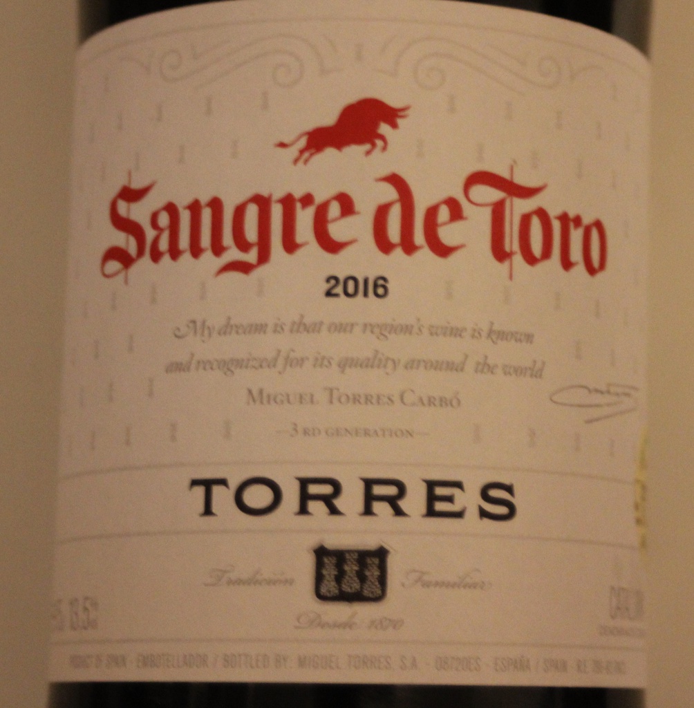 Vin Rouge Espagne Garnacha Tinta - Cariñena Penedes D.O. Sangre De Toro - 75Cl