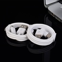 Câble Compatible IPhone 5/5s/6/6 Plus &amp; IPad - Blanc