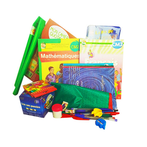 Kit Scolaire - CM2 + Ensemble Géométrique Offert - Multicolore