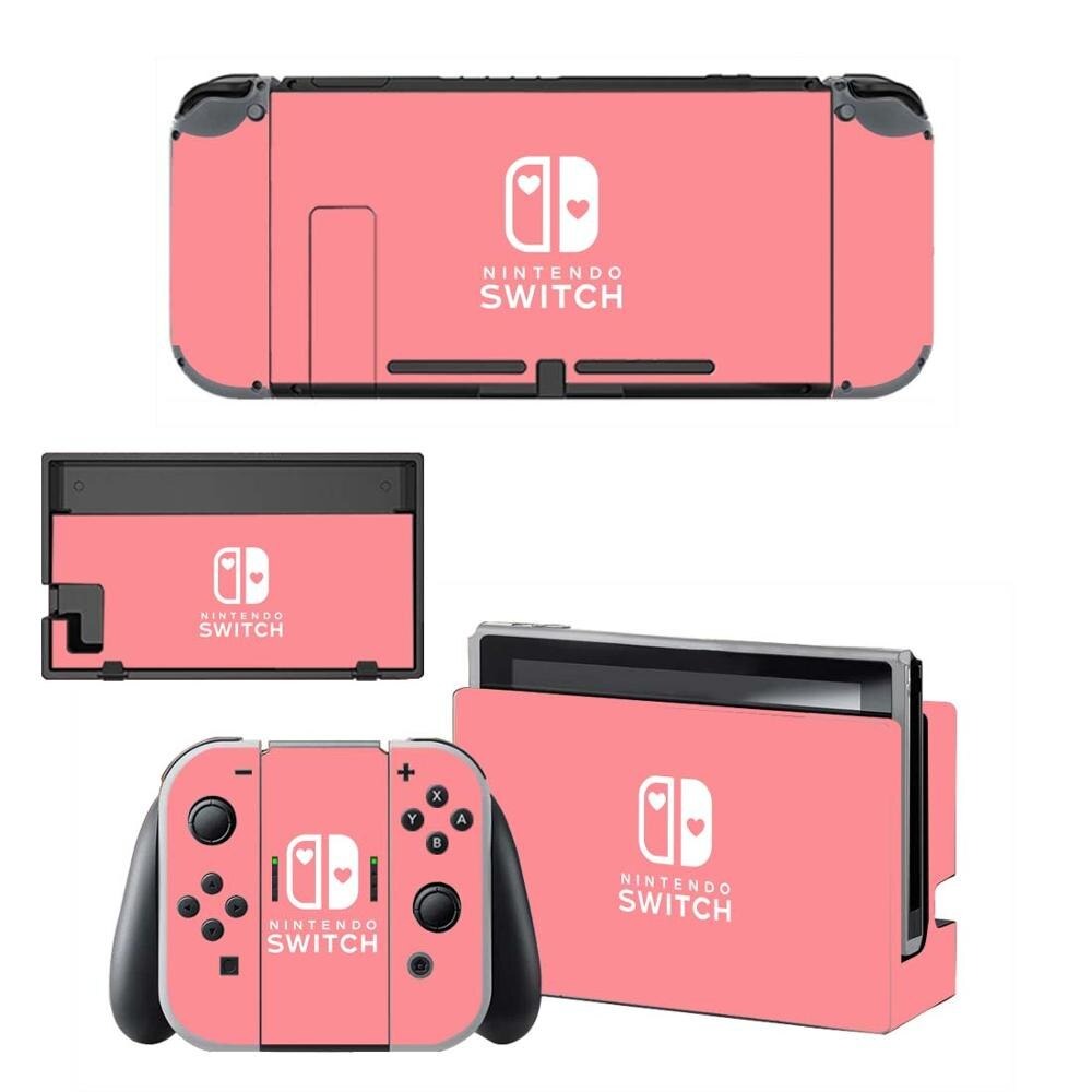 Color Series Full Set Faceplate Skin Decal Stickers For Nintend Switch