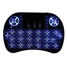 Mini Clavier Rétro-éclairage 2.4g Avec Pavé Souris Pour Android Tv Box Mini PC Ordinateur Portable