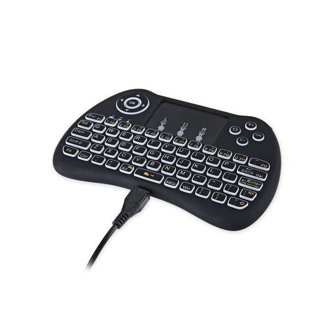 Mini Clavier Sans Fil Pour PC/TV Box - Noir