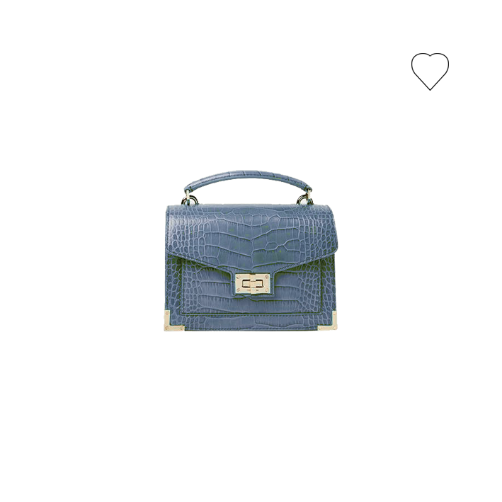 petit sac vert de soirée bleu