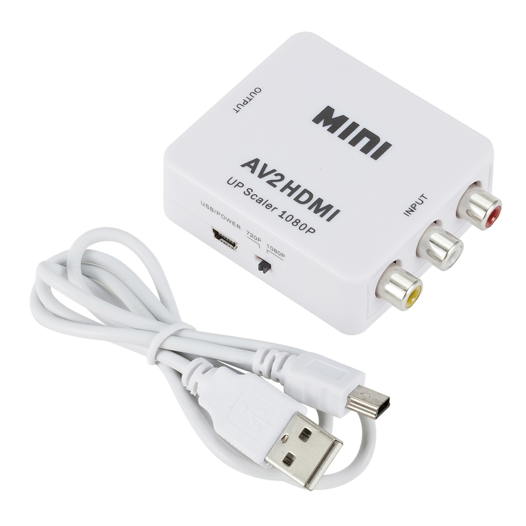 Mini Convertisseur AV2HDMI - Blanc