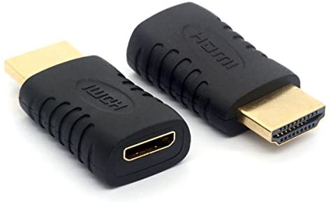 Mini HDMI Mâle Vers HDMI Standard Femelle - Noir