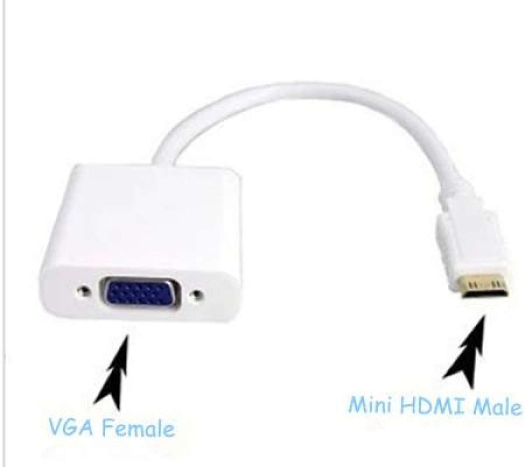 Mini HDMI To VGA Cable