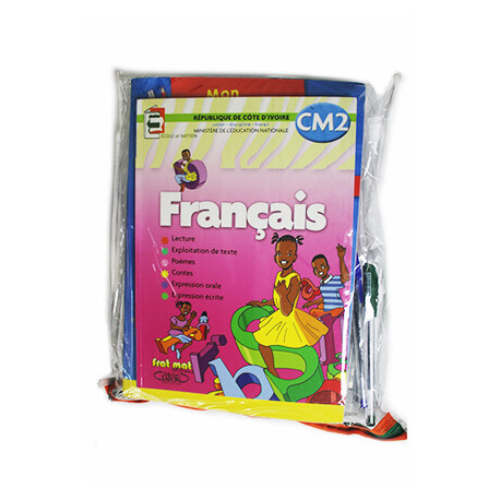 Kit Scolaire - CM2 + Ensemble Géométrique Offert - Multicolore-CV30