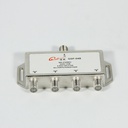 Stargold Diviseur De Puissance 1 Entrée 4 Sorties  - Sg-04A - Gris Métalique