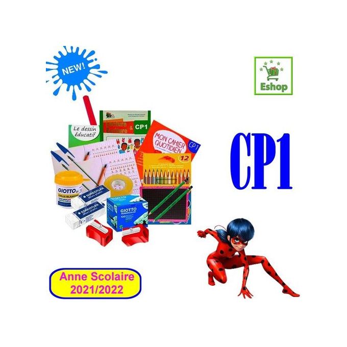 Kit Scolaire - CP1 + Ensemble Géométrique Offert - Multicolore-CV2