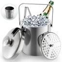 Seau à Champagne - Glace - Boisson - Inox