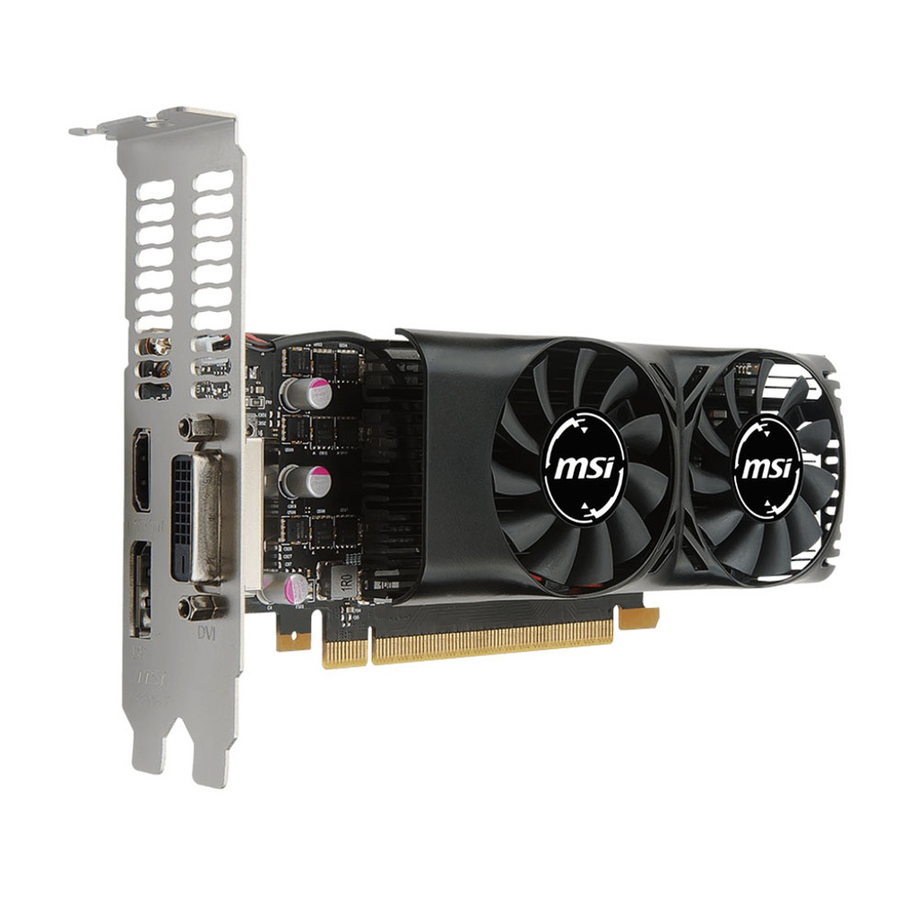 Msi Carte Graphique GeForce GTX 1050 Ti 4GT LP - 4 Go - Noir