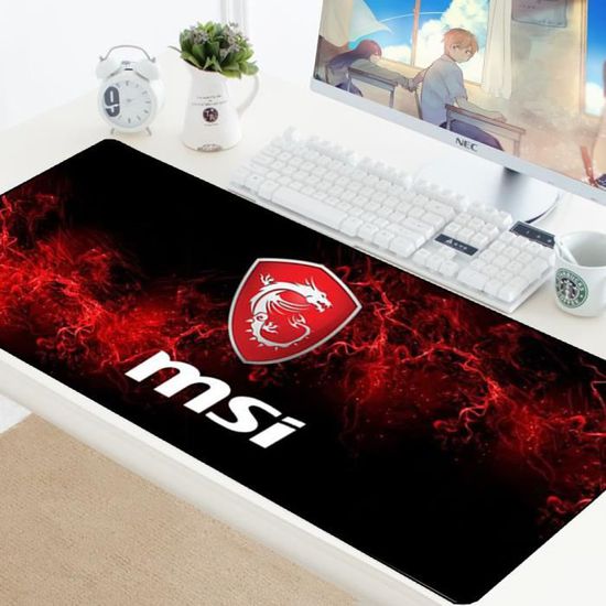 Msi Tapis GAMER RGB Grande Taille 900mm X 400mm