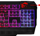Msi Vigor GK40 Clavier Gaming à Membrane USB, Clavier, LED RGB, PC, Xbox Et PS4 - Noir