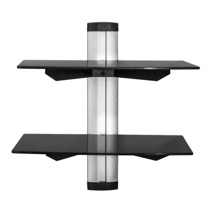 Multi Star Support Mural DVD/Décodeur - 2 étagères