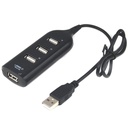 Multi-Port USB 4 En 1 Avec Contact - Noir