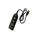 Multi-Port USB 4 En 1 Avec Contact - Noir