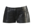 Short cuir d'agneau femme