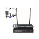 Shure Micro Baladeur A Haute Portée 300 M UHF Professionnel + Casque - SM-1000 - Noir