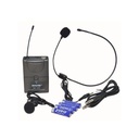 Shure Micro Baladeur A Haute Portée 300 M UHF Professionnel + Casque - SM-1000 - Noir