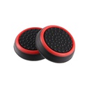 Silicone Controller Joystick Thumb Stick Grip Cap Case Cover Joystick Thumb Grip Caps Gaming Joystick Cap-Black Background &amp; Red Circle