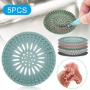 Silicone Floor Drain Pad Bathroom Kitchen Hair Filter Sink Anti-clogging