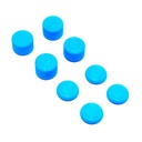 Skull&amp;Co Pro / PS4 Gamepad Rocker Cap Button Cover Thumb Grip Set For Nintendo Switch / Switch Lite / JOYCON (Blue)