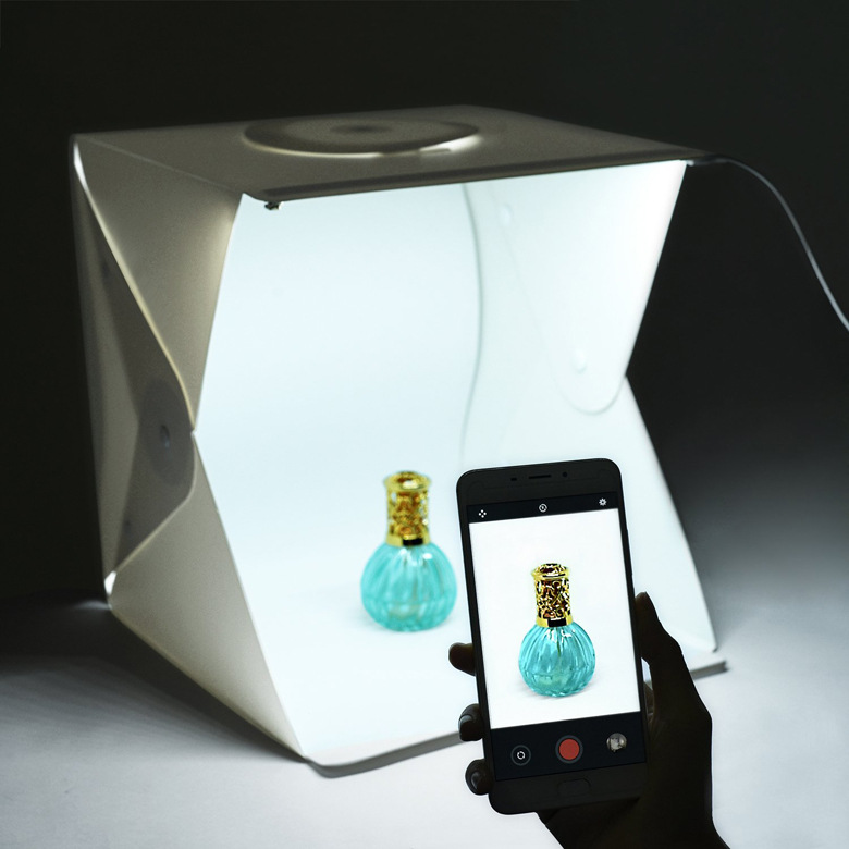 Smart Mini Studios Photo Box + Eclairage Led