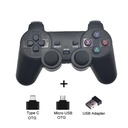 Smart Phone Wireless Handle Gamepad For Android Phone/PC Computer /PS3/TV Box-Black-usb Otg