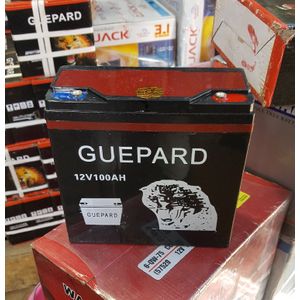 Solar GUEPARD Batterie Solaire - 12V - 100Ah - Décharge Très Lente