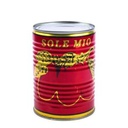 Sole Mio 01 Boite - Sole Mio - Double Concentré De Tomates - 400 G - Rouge Noir Jaune Or