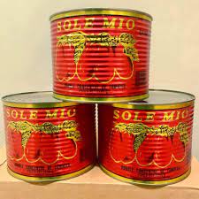 Sole Mio 01 Boite - Sole Mio - Double Concentré De Tomates - 400 G - Rouge Noir Jaune Or