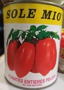Solemio TOMATES ENTIERES PELEE 800G