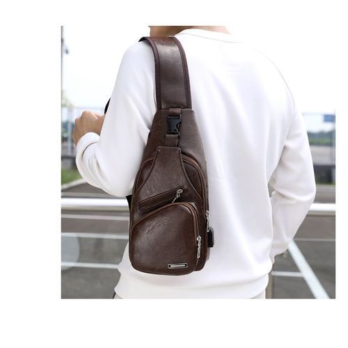 Sac Banane Homme Et Femme 3 En 1, Sacoche Multifonction- Dark Brown