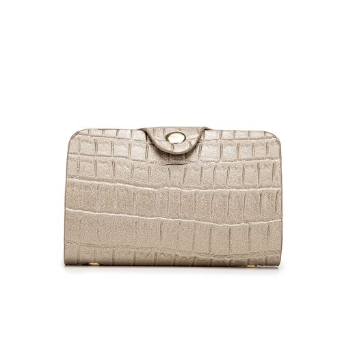 4 In 1 Femme Sac à Main Bandoulière-Champagne Or