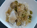 Yassa de poulet + riz