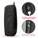 Sac à Dos à Port Usb Antivol - Noir