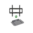 Support Mural 14-42 +Support Mural DVD/Decodeur - Noir