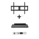 Support Mural 26-63 + Support Mural DVD/Décodeur - Noir