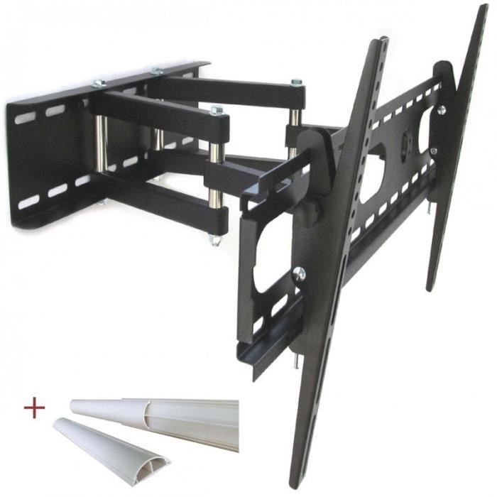 Support Mural Pivotant -14 ''À 55 Pouces Pour Téléviseur à Écran Plat - Noir