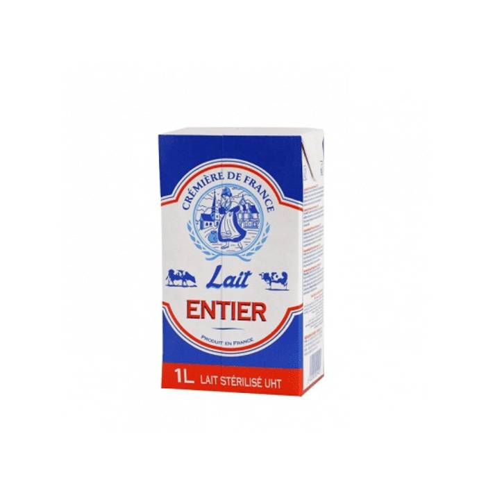 LAIT ENTIER 1L CREMIERE DE FRANCE