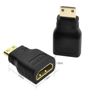 Convertisseur Mini HDMI Vers HDMI Femelle - Noir