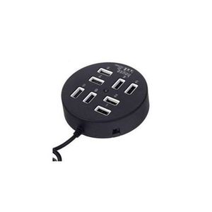 Multiports USB HUB 08 Ports - Blanc Ou Noir