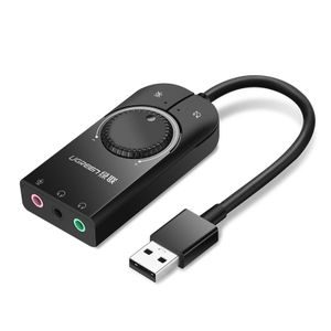 Ugreen Carte Son Externe USB - Noir