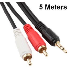 Jack 5m à 2 RCA Mâle Audio Stéréo Y Adaptateur