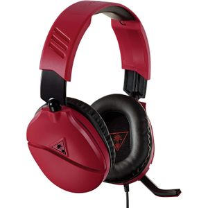 Turtle Beach Recon 70N Rouge Casque Gaming - Nintendo Switch, PS4, PS5, Xbox One Et PC