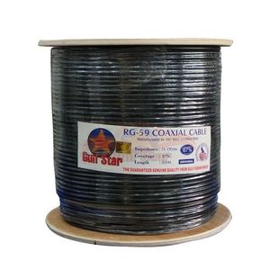 Cable  - RG 59 - 305M - Noir