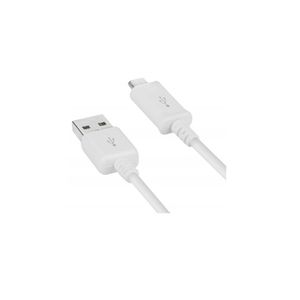 Câble Adaptable Micro - USB Data - Blanc